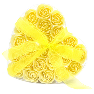 Yellow Soap Roses (24 Roses)