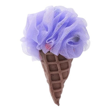 Purple Ice Cream Cone Sponge
