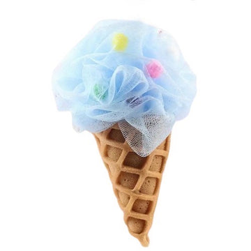 Blue Ice Cream Cone Sponge