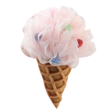 Pink Ice Cream Cone Sponge