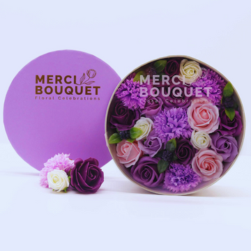 Lavender Rose Soap Bouquet